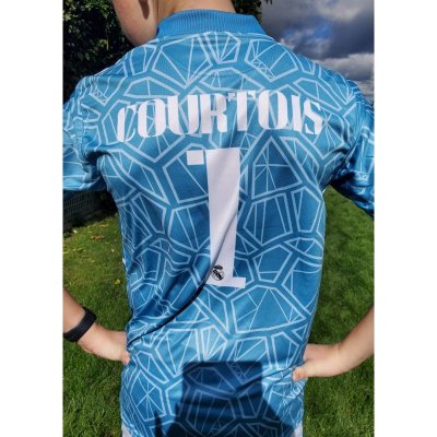 Real Madrid Thibaut Courtois světle modrý – Zboží Mobilmania