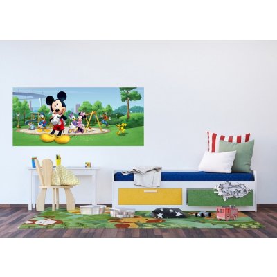 AG Design FTDNH-5382 Vliesová fototapeta Mickey Mouse v parku rozměry 202x90 cm – Zboží Mobilmania