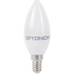 Optonica LED žárovka Candle E14 C37 5.5W Studená bílá – Zboží Mobilmania