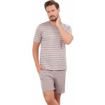 Italian Fashion Bert pánské pyžamo krátké béžovo bílé – Hledejceny.cz