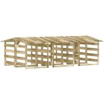 VidaXL Pergoly se střechou 6 ks 100x90x100 cm impregnovaná borovice – Zboží Dáma