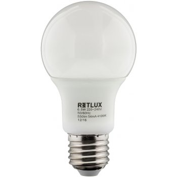 Retlux RLL 285 E27 žárovka LED A60 9W studená bílá