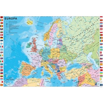Schmidt Politická mapa Evropy Die Staaten Europas 1000 dílků