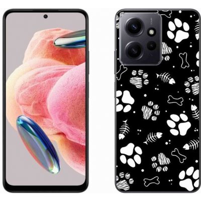 Pouzdro mmCase Gelové Xiaomi Redmi Note 12 4G - psí tlapky