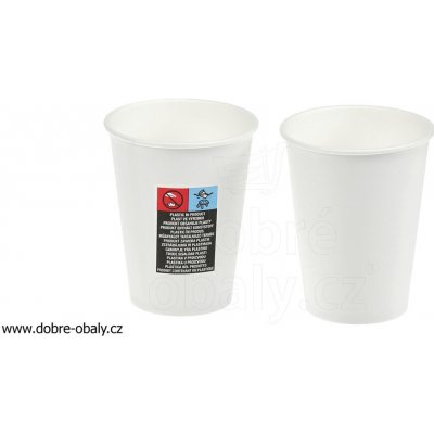 Papírový automatový kelímek bílý 0 18 l Ø 70 mm 76202 – Zboží Dáma