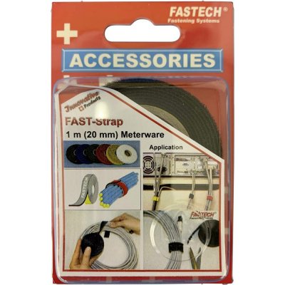 FASTECH® 910-330C pásek se suchým zipem ke spojování háčková a flaušová část (d x š) 1000 mm x 20 mm černá 1 m – Hledejceny.cz