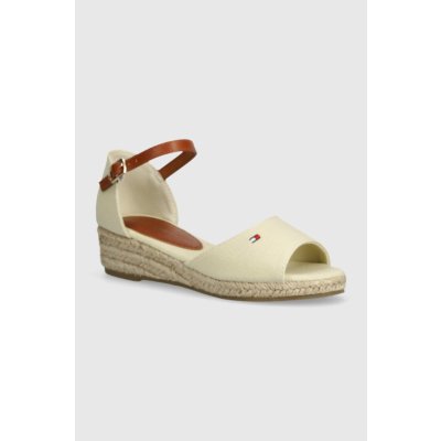 Tommy Hilfiger Rope Wedge Sandal T3A7-32185-0048 M Beige – Zboží Mobilmania