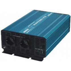 Carspa P2000UR-242 24V/230V, 2000W, USB, čistý sinus