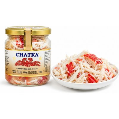 Chatka Maso Kamčatského kraba 100% kousky z těla 220 g – Sleviste.cz