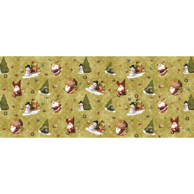 Sanem Plastik 1334 PVC ubrus Florista Vánoční Santa ks 140x160cm – Sleviste.cz