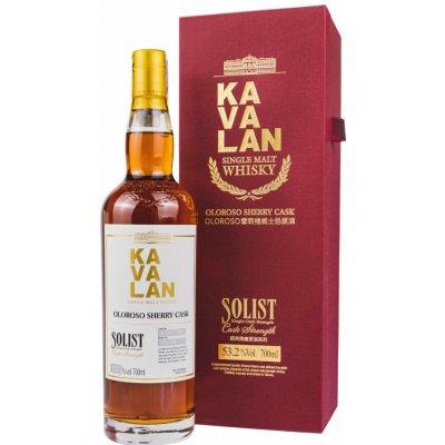 Kavalan Solist Oloroso Sherry Oak 53,2% 0,7 l (kazeta) – Hledejceny.cz