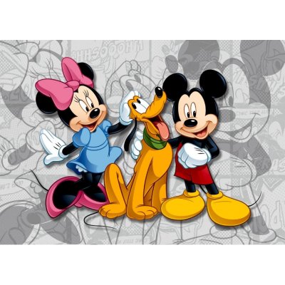 AG Design FTDNM-5204 Dětská vliesová fototapeta Mickey a Minnie rozměry 160 x 110 cm – Zbozi.Blesk.cz