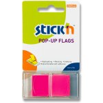 Hopax Stick'n PopUp Flags - neonové proužky "Z" - růžové – Hledejceny.cz
