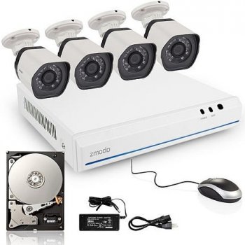 ZMODO 720P sPoE NVR kit 4CH