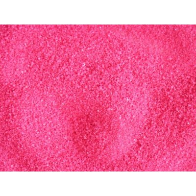 Dekorační písek sytě růžový 400 g - jemný aranžovací písek – Zboží Mobilmania