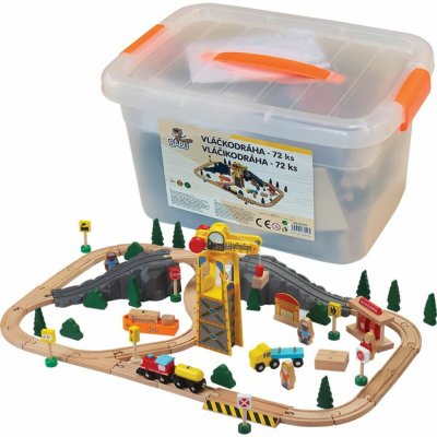 Babu vláčky Vláčkodráha 72 dílů – Zboží Dáma