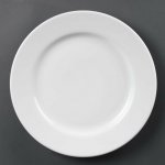 Olympia talíře Whiteware se širokým okrajem 310mm 6 ks – Sleviste.cz