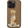 Pouzdro a kryt na mobilní telefon Apple Zuck Bear case PARIS GENTLEMAN pro Apple iPhone 15 Pro Max, bag