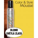 Omeisan Color & Style Mousse tužidlo blond světle zlaté 200 ml