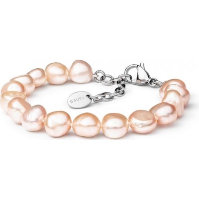 Gaura Pearls perlový Rafaela barokní růžová sladkovodní perla BRP211-B Růžová