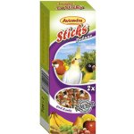 Avicentra Sticks tyčinky ovocné ořechové pro malé papoušky 110 g – HobbyKompas.cz