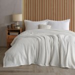 4Home přehoz na postel Bavlněný Claire krémová 220 x 240 cm – Zboží Mobilmania
