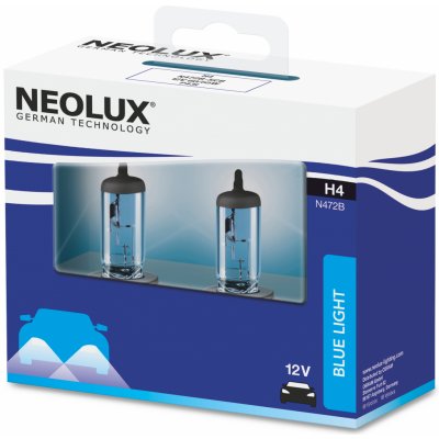 Neolux Blue Light H4 P43t 12V 60/55W – Zboží Mobilmania