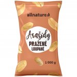 Allnature arašídy loupané pražené nesolené 1 kg – Zboží Dáma