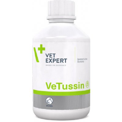 VetExpert VeTussin sirup pro psy na podporu dýchání 100 ml – Hledejceny.cz