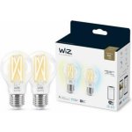 WiZ SET 2x LED žárovka E27 A60 Filmant 7W 60W 806lm 2700-6500K IP20, stmívatelné – Hledejceny.cz
