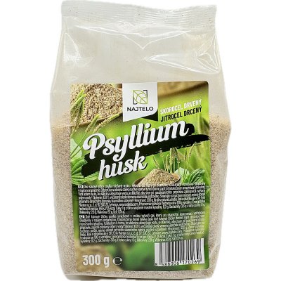 NAJTELO Psyllium Huskies Jitrocel indický drcený 300 g – Zboží Dáma