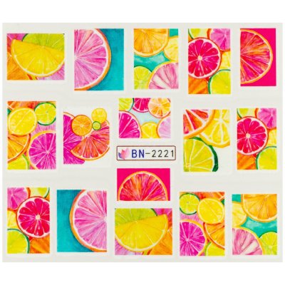BIO nails Vodolepka BN 2221 léto a citrusy – Hledejceny.cz