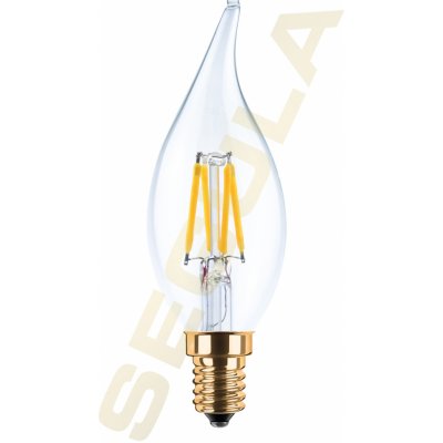 Segula 55206 LED svíčka plamínek čirá E14 3,2 W 26 W 260 Lm 2.200 K Čirá