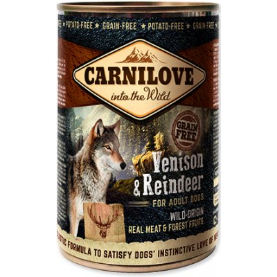 Carnilove Dog Wild Meat Venison & Reindeer 6 x 400 g – Hledejceny.cz