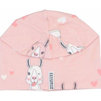 Dětská bambusová fleecová čepice lama Geggamoja – Zboží Dáma