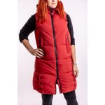 Temster zimní vesta La Valencia červená – Zboží Dáma