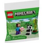 LEGO® Minecraft 30672 Steve s mládětem pandy – Zboží Dáma