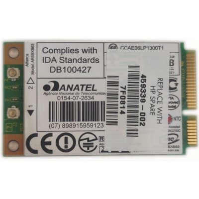 Wifi karta 459339-002 pro HP Pavilion DV6000