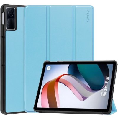 ENKAY 51223 ENKAY LEATHER Zaklápěcí obal pro Xiaomi Redmi Pad světle modrý – Zboží Mobilmania