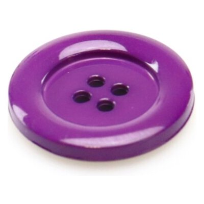 Pro Háčkování Knoflík kulatý plast 23 mm, fialový – Zboží Dáma