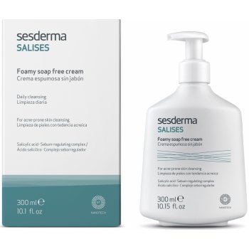 Sesderma Salises antibakteriální čistící gel na obličej a tělo (Salicylic Acid, Sebum-Regulating Complex) 300 ml