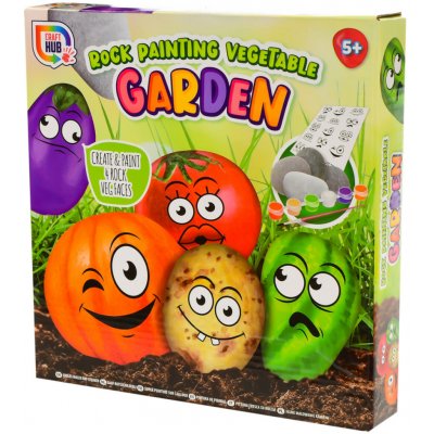 Mikrotrading Rock Vegetable Garden kreativní sada malování 4 ks kamínků v krabičce – Hledejceny.cz