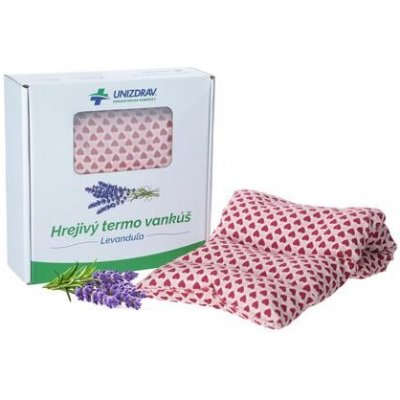 UNIZDRAV Hřejivý termo polštář Levandule Srdce – Zboží Dáma