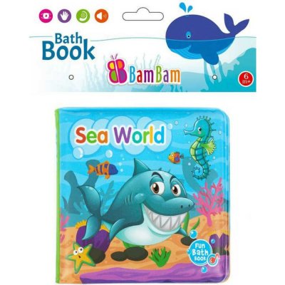 BAM BAM Baby knížka mořský svět pískací do vany na koupání pro miminko et432483 – Zboží Dáma