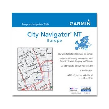 Garmin CityNavigator NT Evropa 2009 DVD