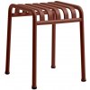 Zahradní židle a křeslo HAY Stolička Palissade Stool, Iron Red