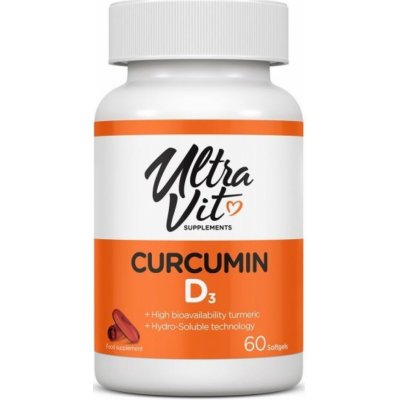 VPLab UltraVit Curcumin Vitamin D3 60 kapslí – Hledejceny.cz