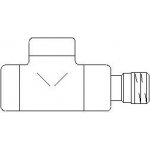 Zpětný ventil Oventrop "Combi E" jednoduchý, chrom, DN15-1 / 2 " – Hledejceny.cz