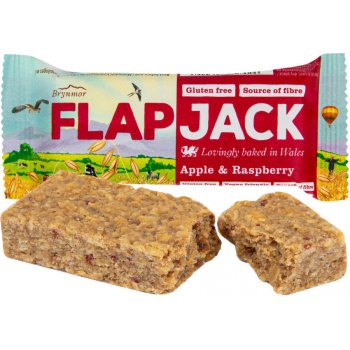 Wholebake Flapjack ovesný malina-jablečná šťáva bezlepkový 80 g