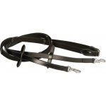Horse Harrys Bavlněné otěže černé s karabinou černé – Zboží Dáma